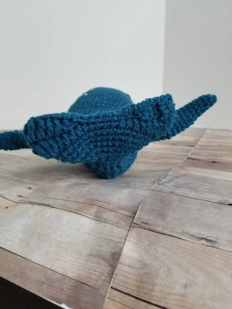 Whale Crochet Stuffed Animal Nickel Creek Stitches LLC