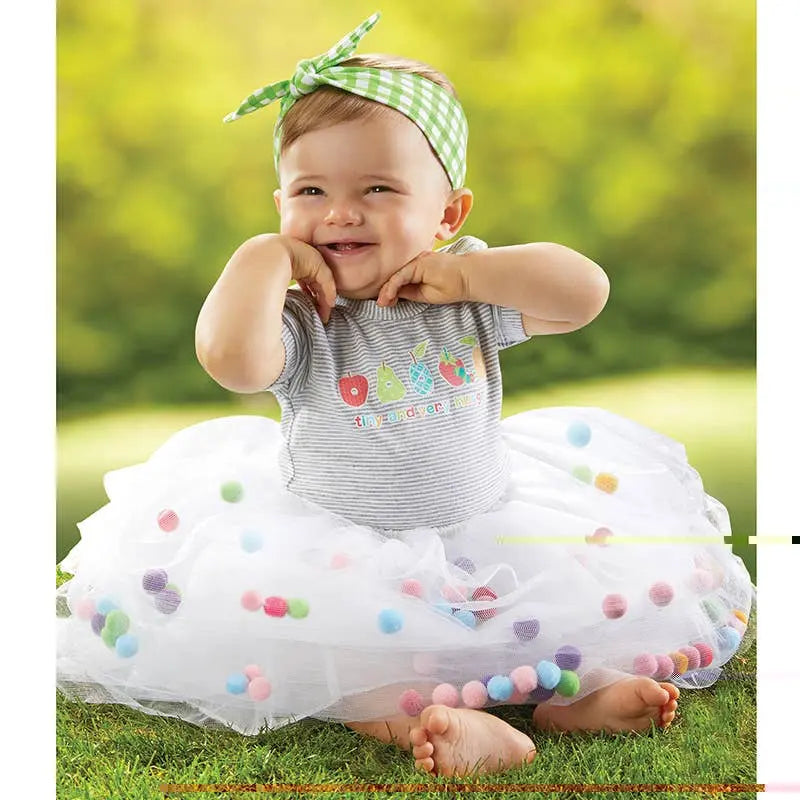 Tutu Skirt - Pom Pom Stephan Baby by Creative Brands