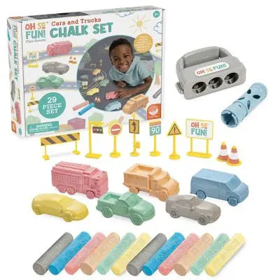Oh So Fun! Cars and Trucks Sidewalk Chalk Set Oriental Trading