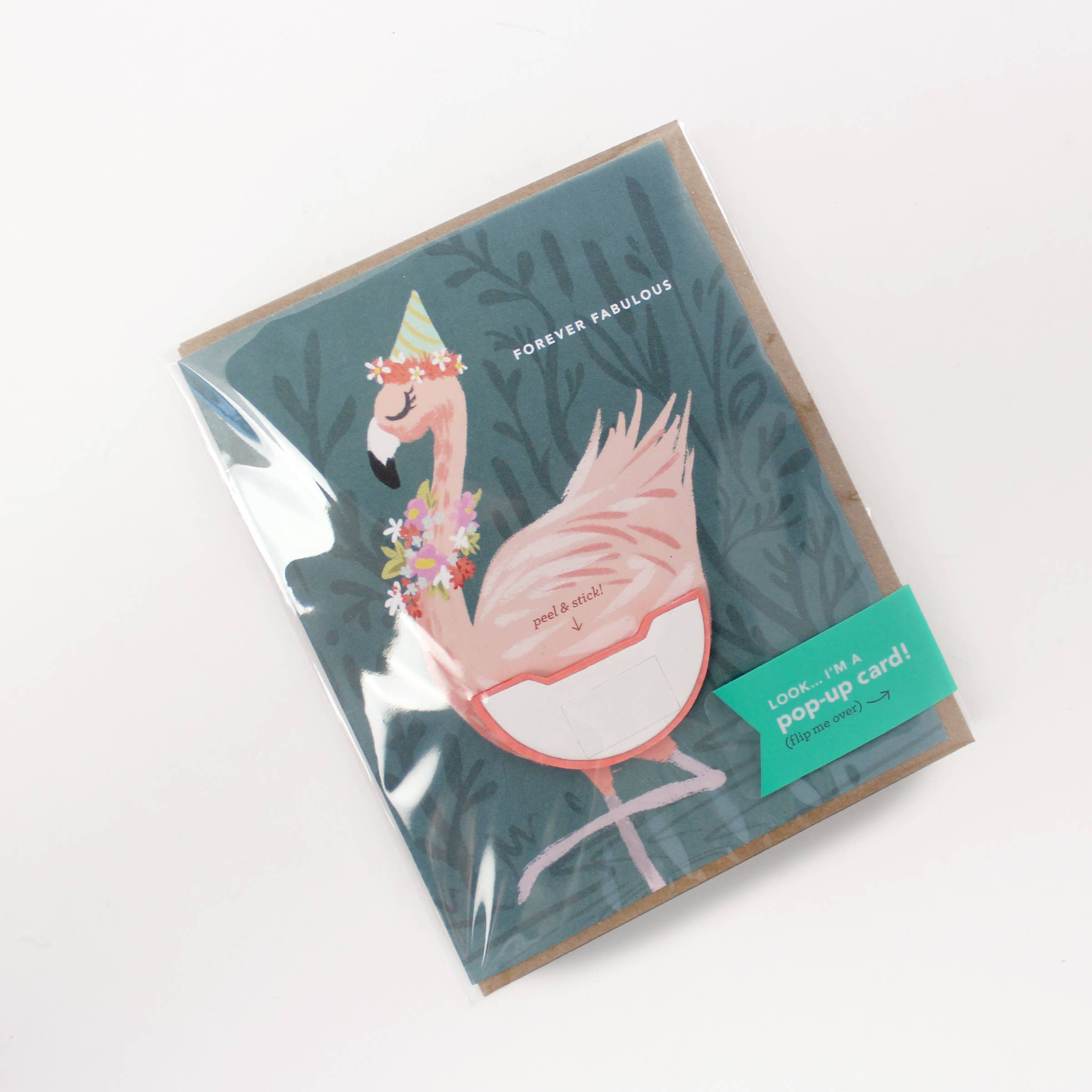 Flamingo Birthday Pop-up Card