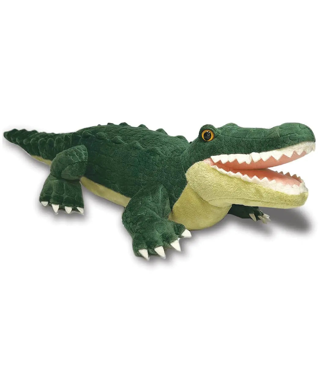 Rescue Alligator Plush with Crate – Conservation Keepsake