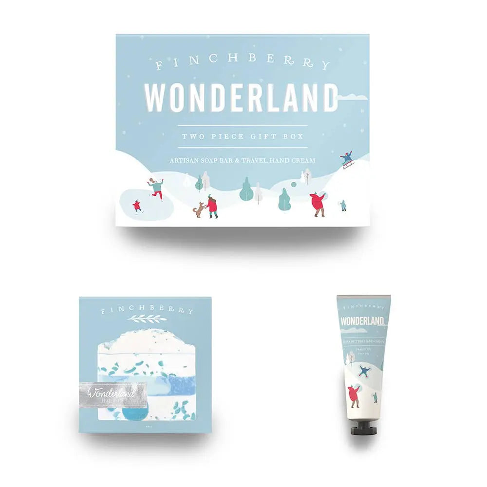 Wonderland 2 Pc Stocking Stuffer Holiday Gift Set FinchBerry