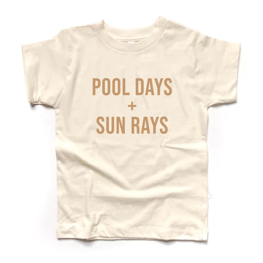 Pool Days + Sun Rays | Kids Summer Shirt