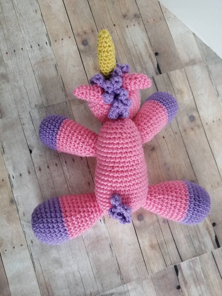 Pink Unicorn Plush Crochet