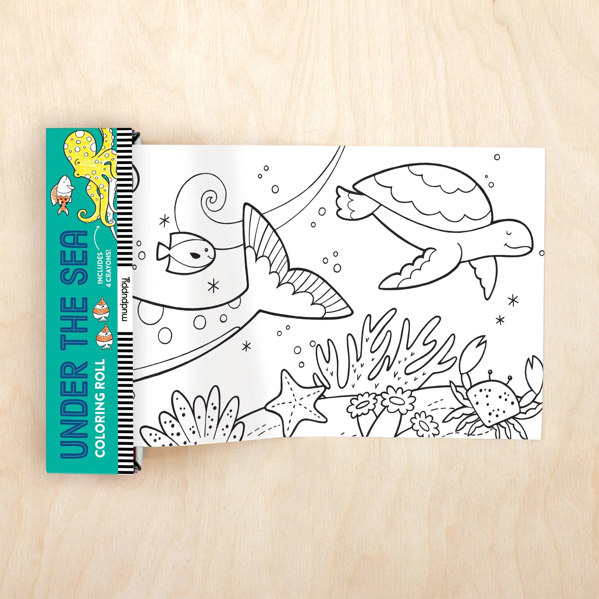 Under The Sea Mini Coloring Roll Chronicle Books
