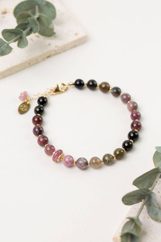 Tourmaline 7.5-8.5" Simple Bracelet Anne Vaughan Designs Jewelry