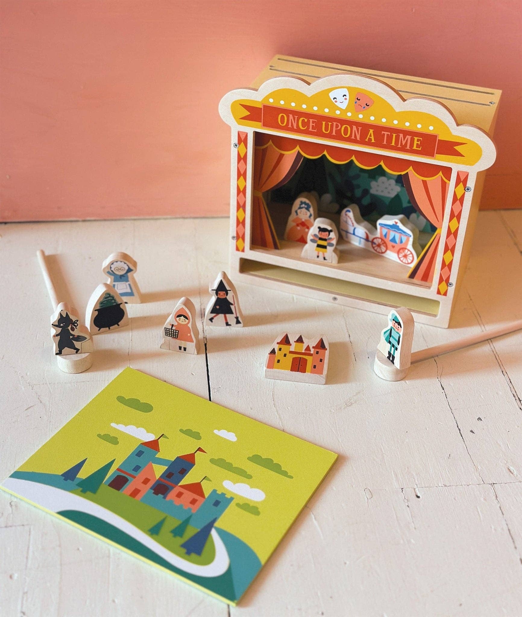 Wooden Tabletop Theater Mentari Toys