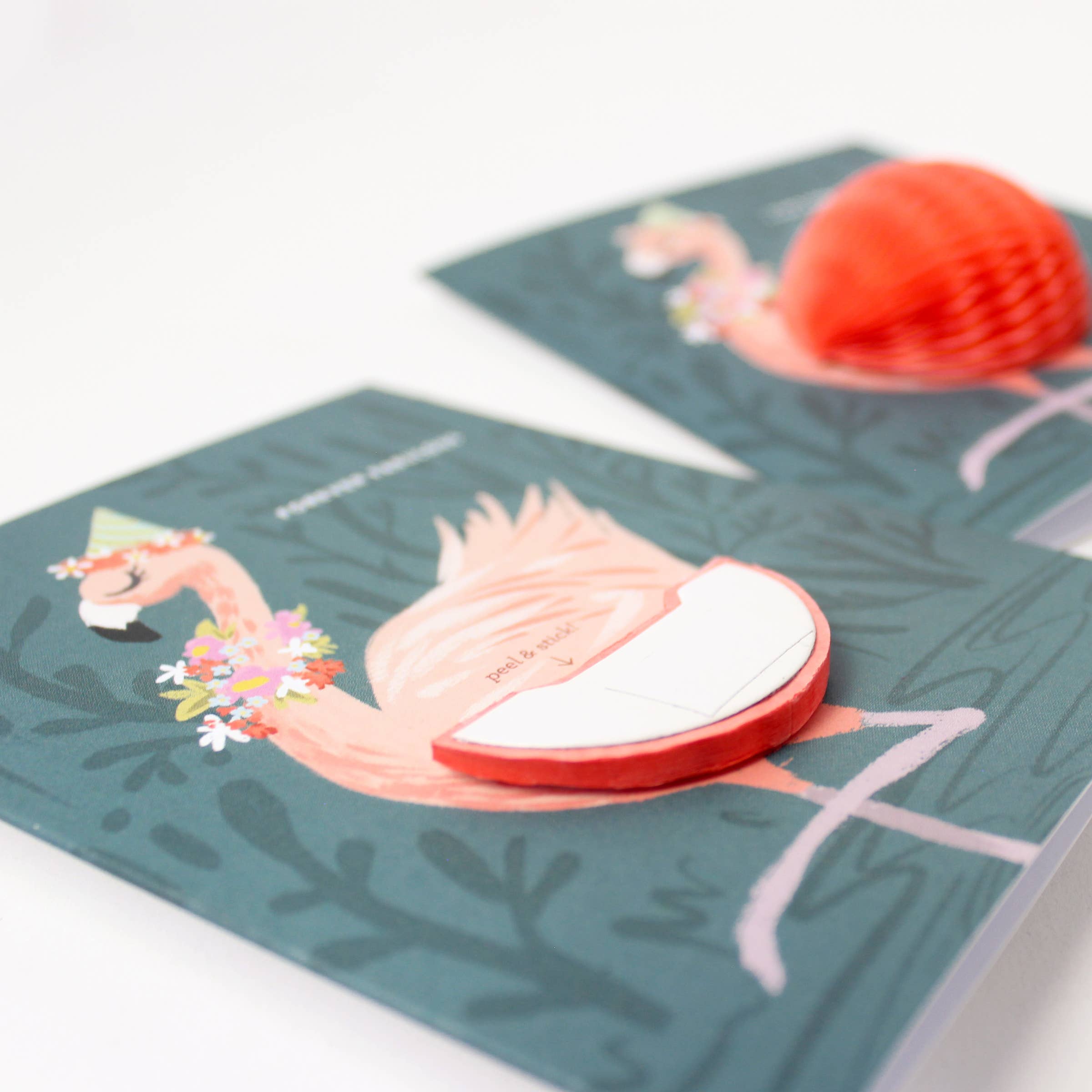 Flamingo Birthday Pop-up Card