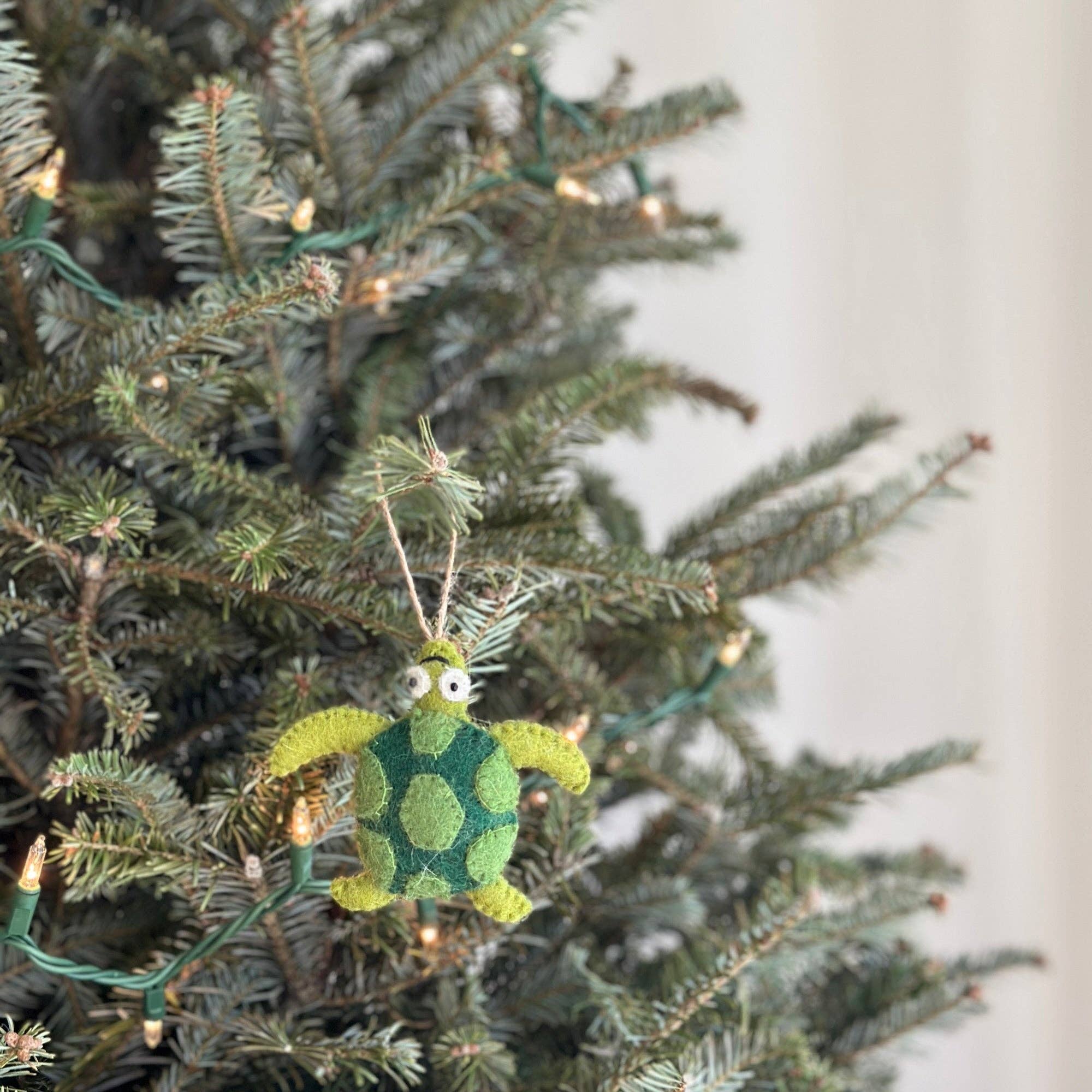 Turtle Felt Ornament Ganapati