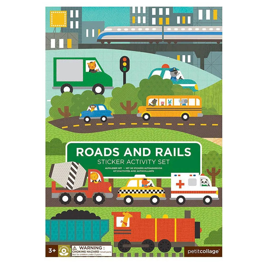 Roads & Rails Sticker Activity Set Chronicle Books