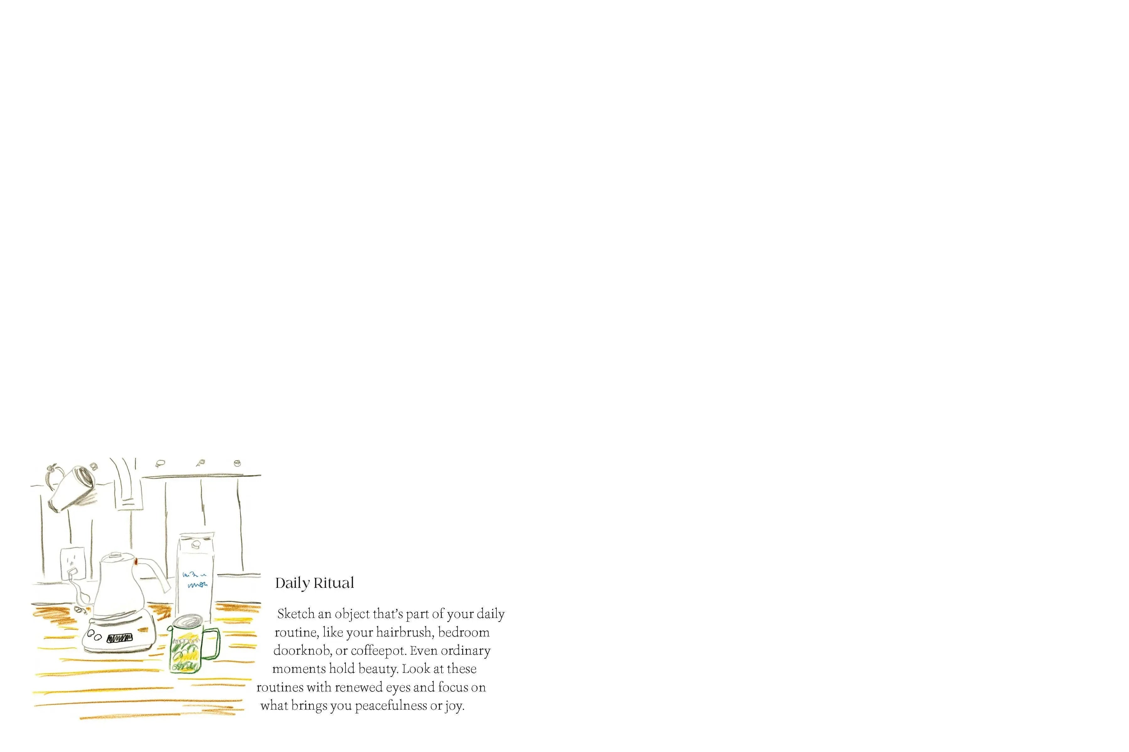 Quiet Moments: A Guided Sketchbook Chronicle Books