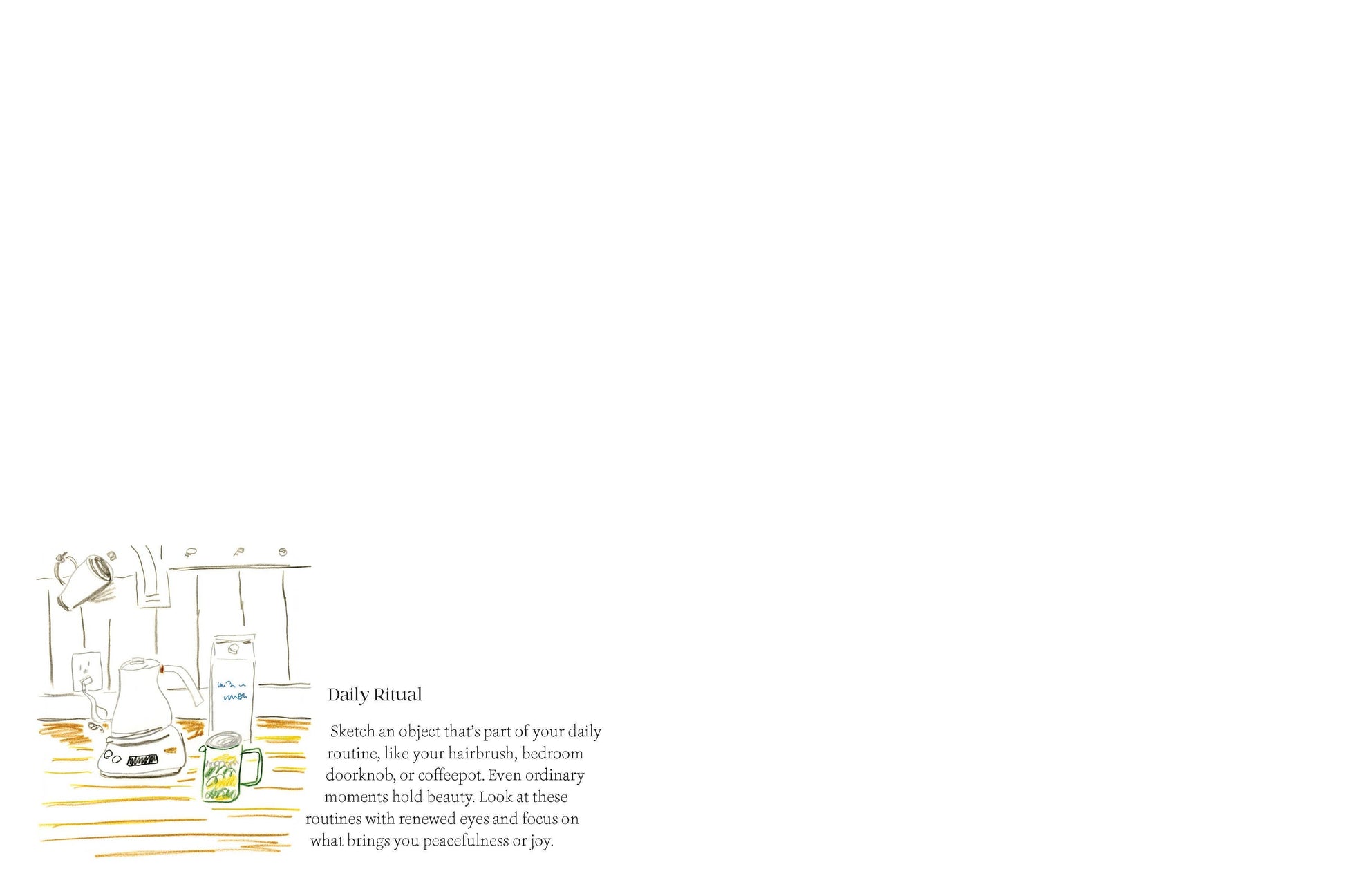 Quiet Moments: A Guided Sketchbook Chronicle Books