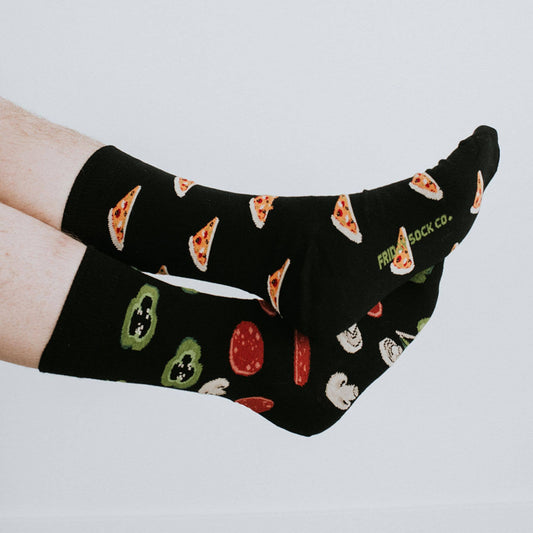Pizza & Topping Socks Mens Friday Sock Co.