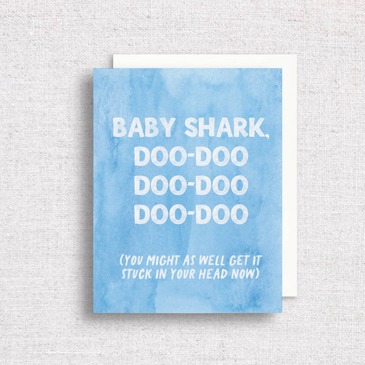Baby Shark Greeting Card | Funny Baby Shower Card