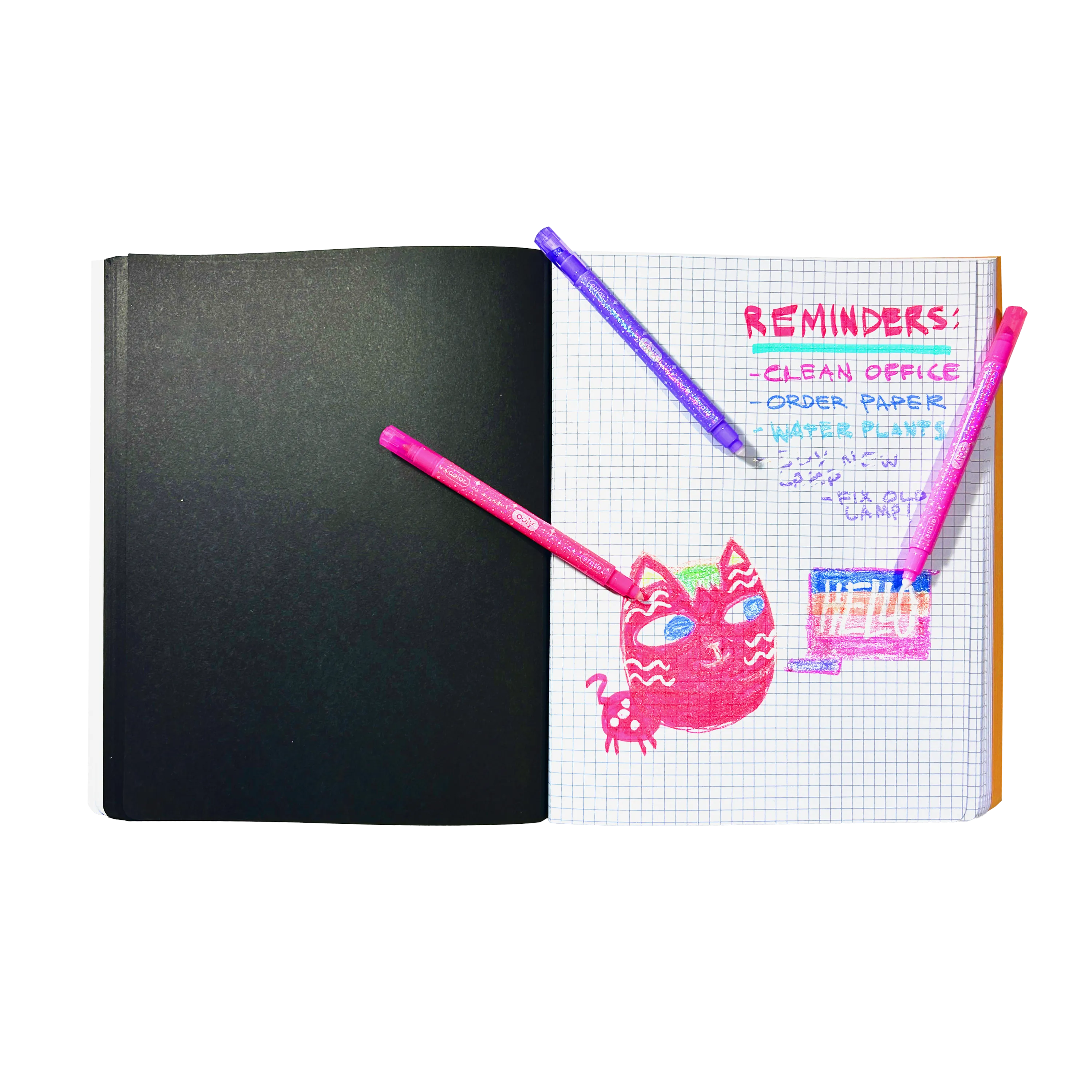 Make no Mistake! Glittery Erasable Markers - Set of 12 OOLY
