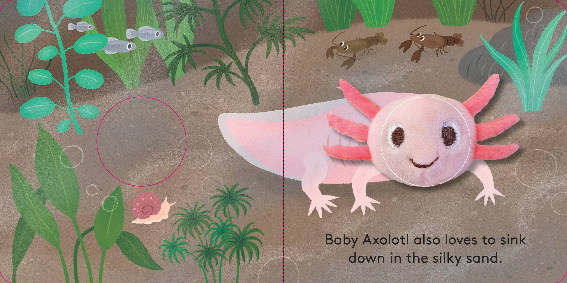 Baby Axolotl: Finger Puppet Book Chronicle Books