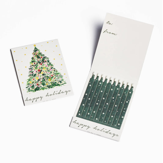 Christmas Tree Match Card® | Candle Matches Abigail Jayne Design
