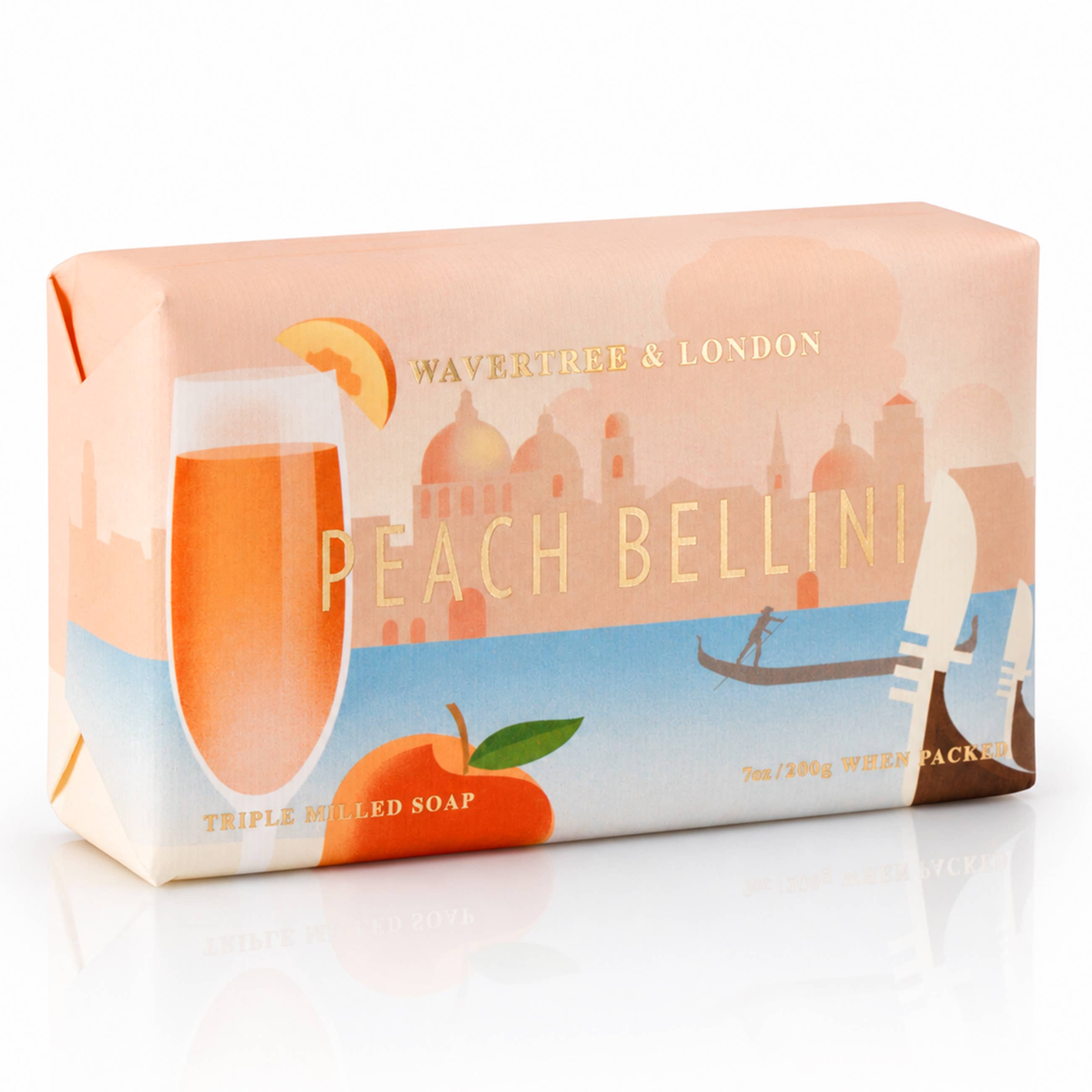 Peach Bellini Luxury Soap Bar
