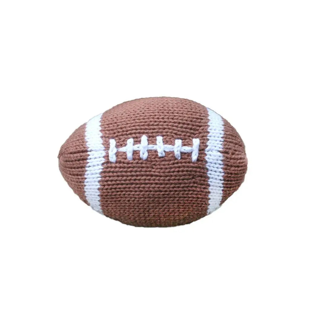 Phil the Football Knit Rattle Petit Ami & Zubels