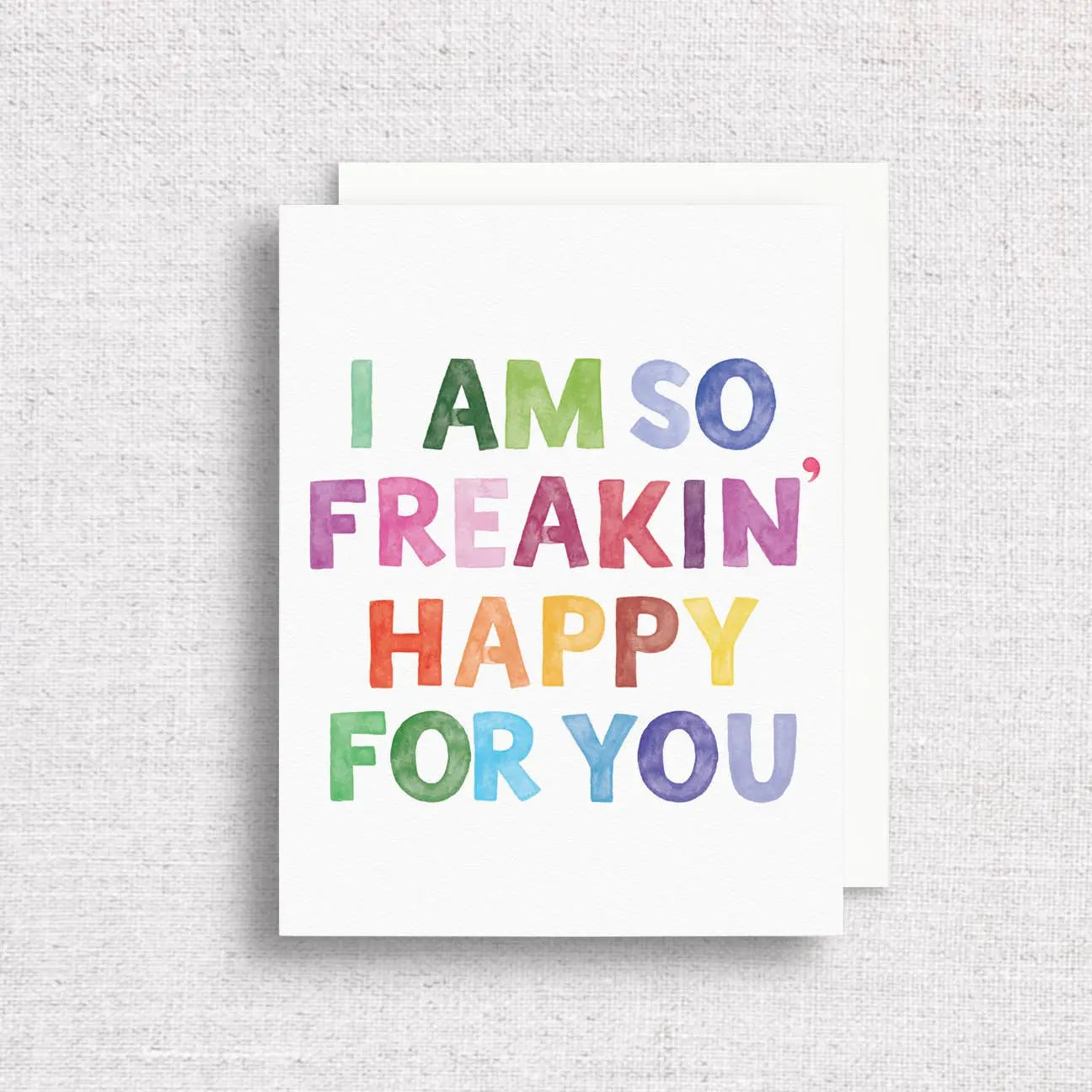 So Freakin' Happy For You Greeting Card | Friendship Card Gert & Co