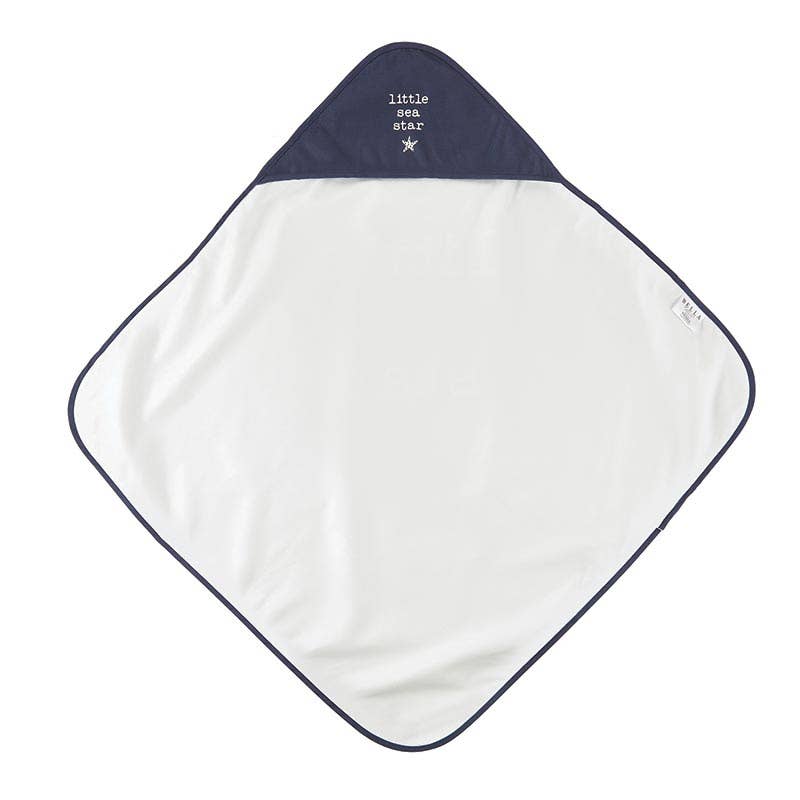 Quick Dry Beach Towel with Hood - Little Sea Star