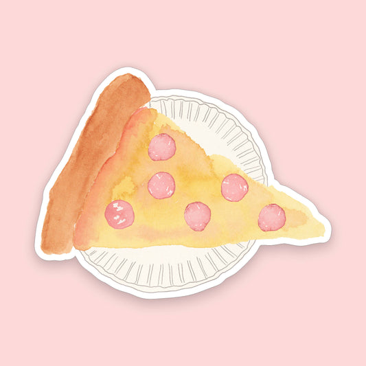 Pizza Slice Sticker | New York Pizza Sticker | 3" x 2.25" Gert & Co