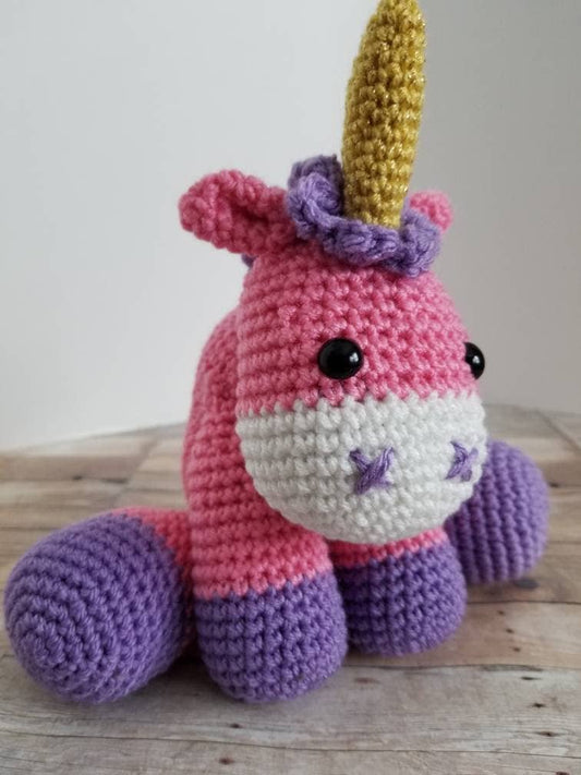 Pink Unicorn Plush Crochet