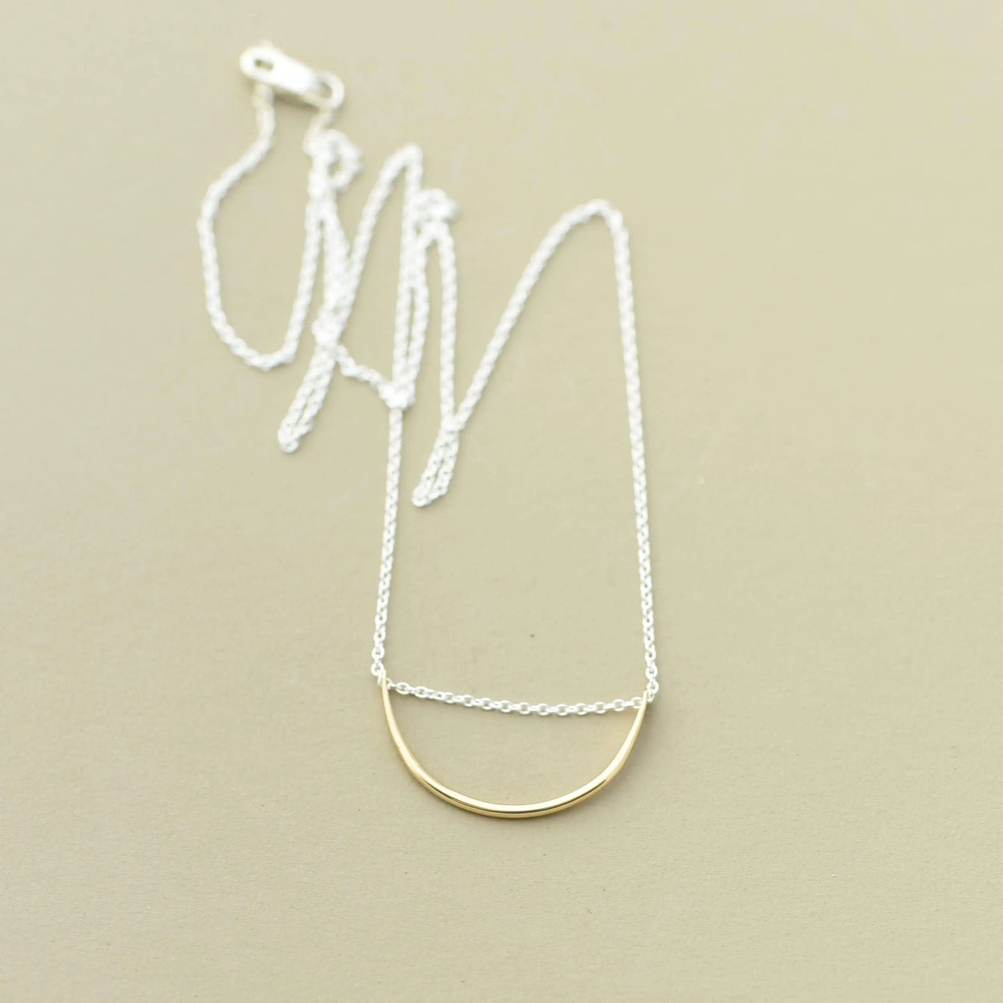 Dip Necklace Silver Britta Ambauen Jewelry