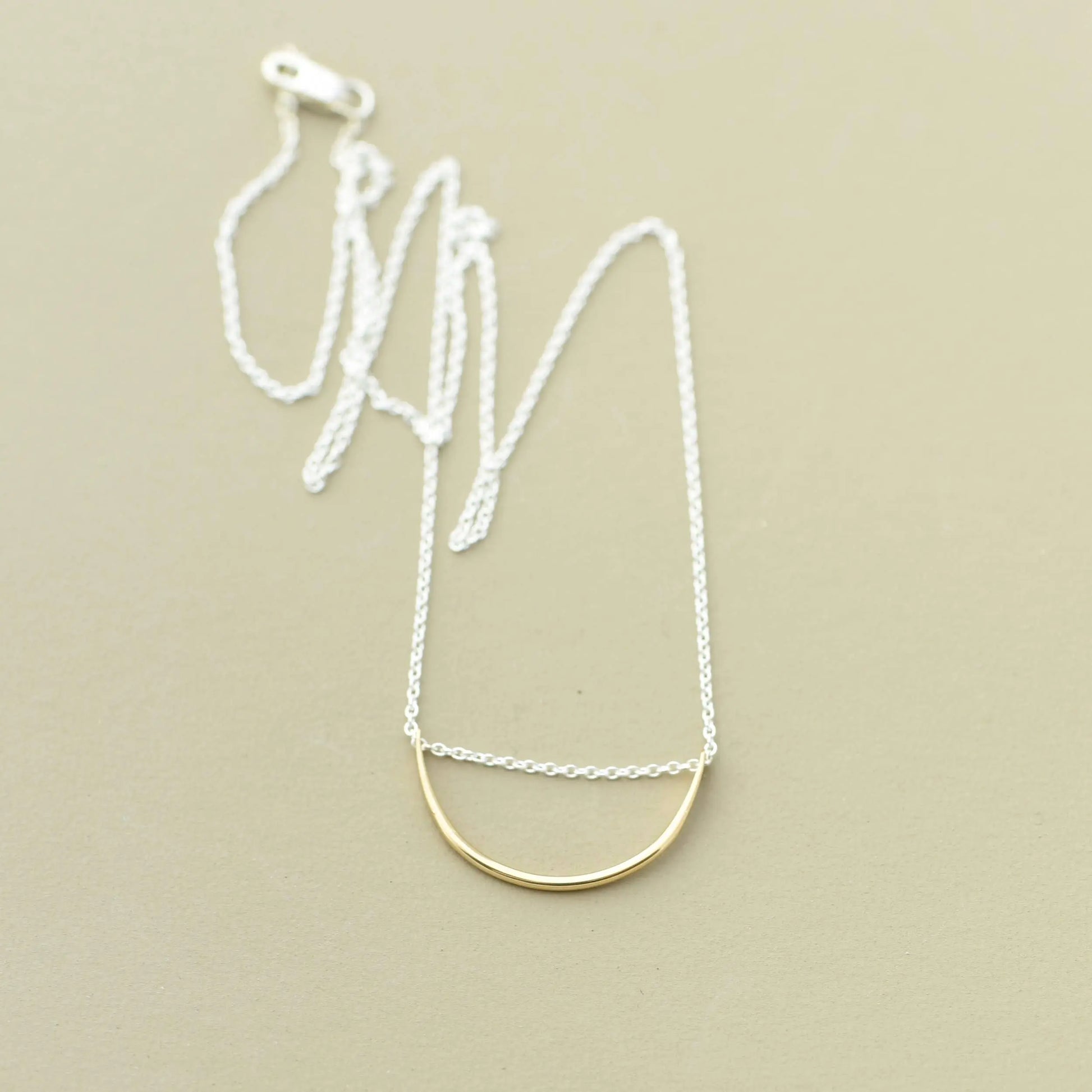 Dip Necklace Silver Britta Ambauen Jewelry