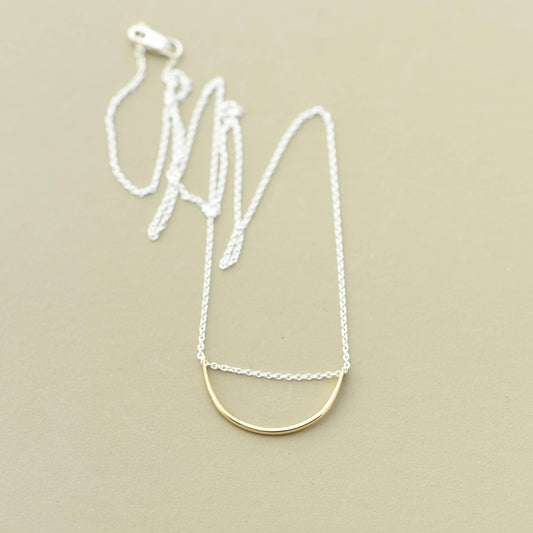 Dip Necklace Silver Britta Ambauen Jewelry