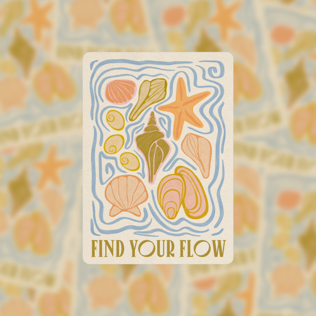 Find Your Flow - Vinyl Sticker The SoulShine Co.