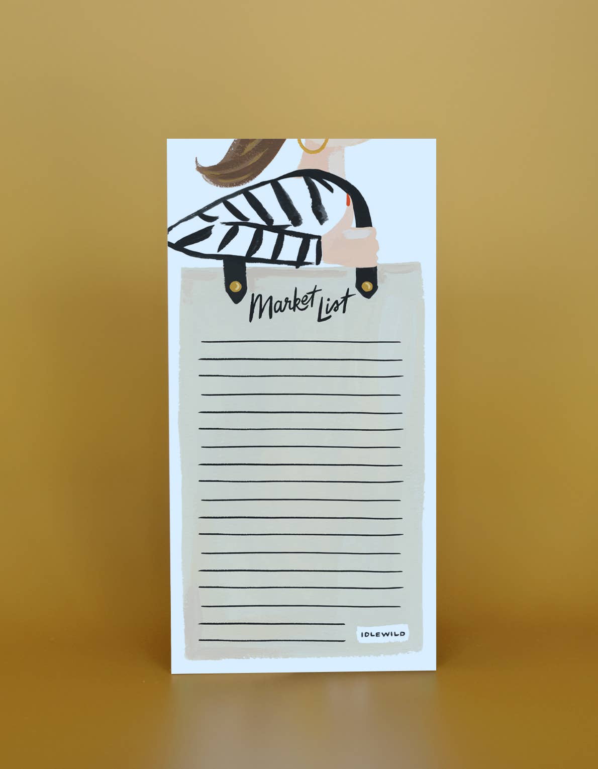 Magnetic Market List Notepad | Canvas Tote Idlewild Co.