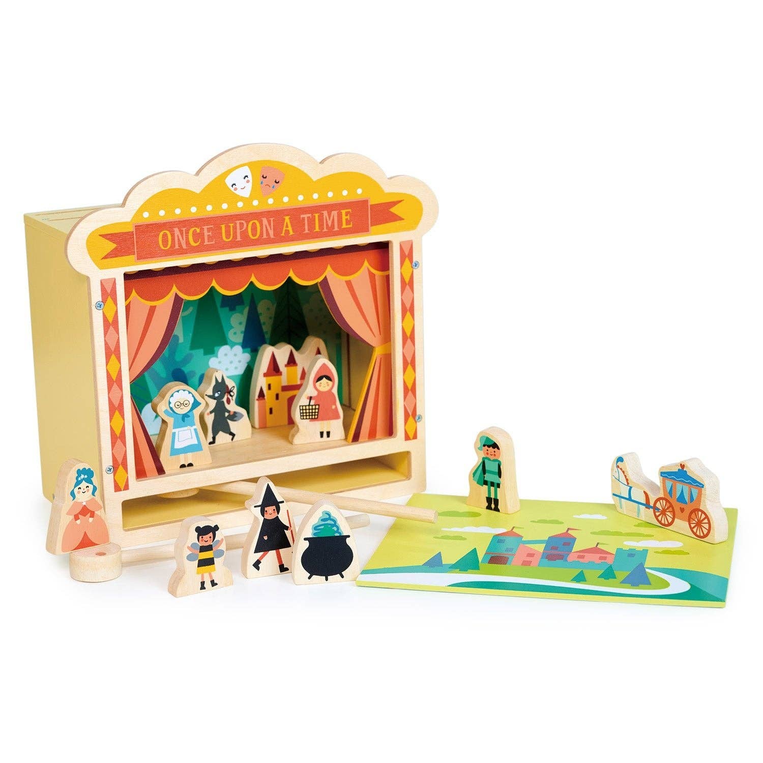 Wooden Tabletop Theater Mentari Toys