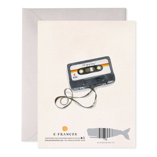 Anniversary Mix Tape Greeting Card E. Frances Paper