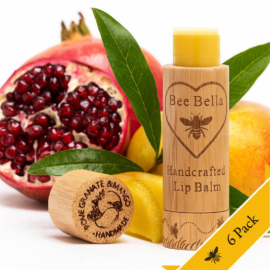 Pomegranate Mango Lip Balm Bee Bella