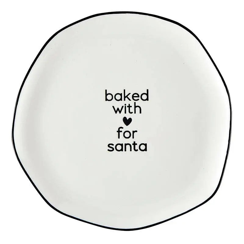Ceramic Plate - For Santa Santa Barbara Design Studio by Creative Brands