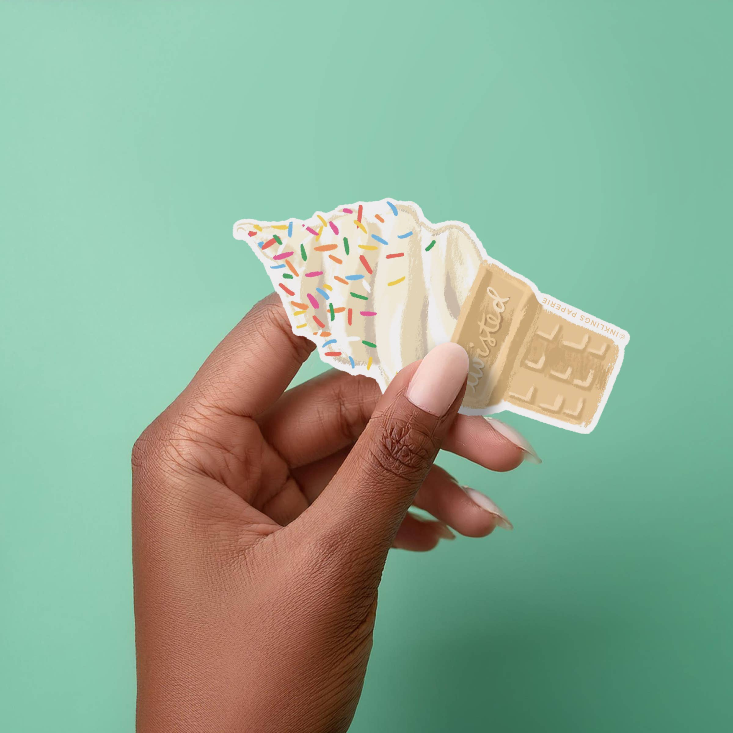 Ice Cream Vinyl Sticker