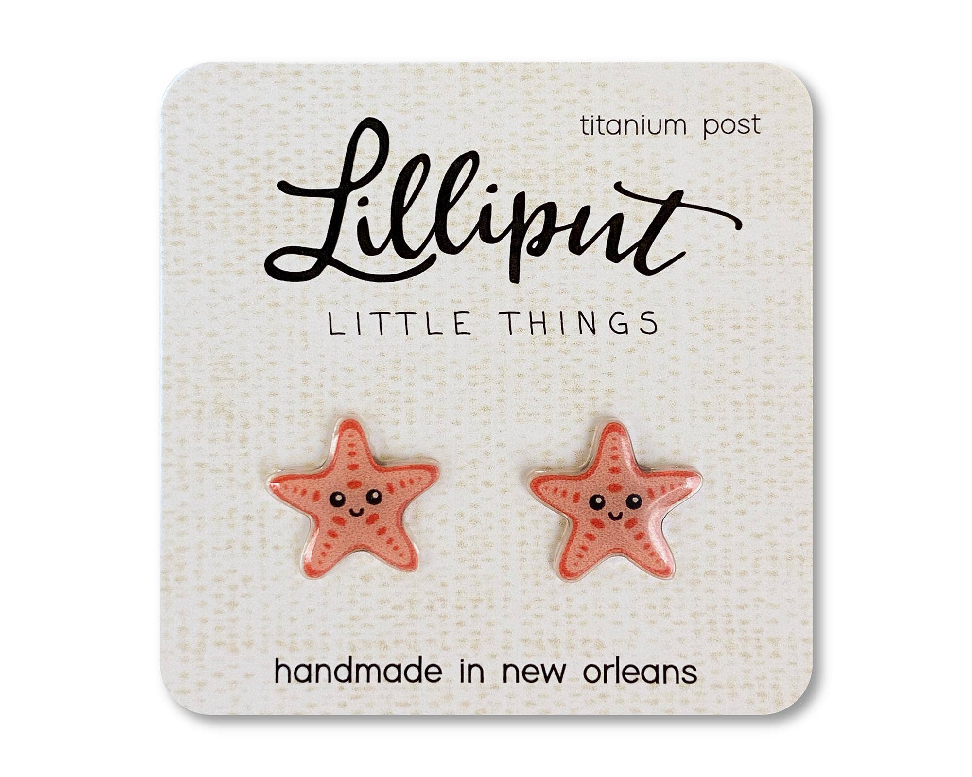 Starfish Earrings // Beach Gifts // Nautical Lilliput Little Things