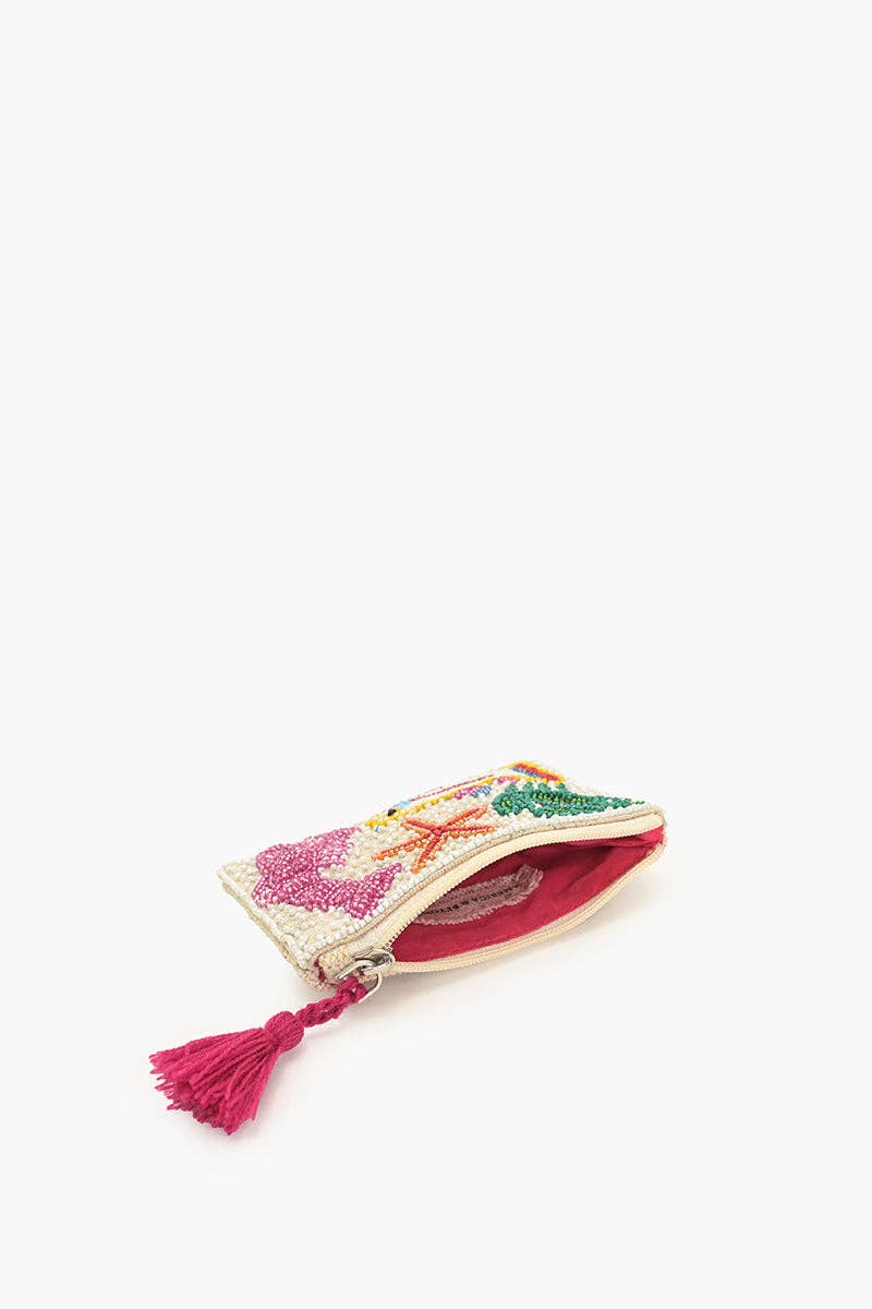 Underwater Tales Beaded Coin Pouch