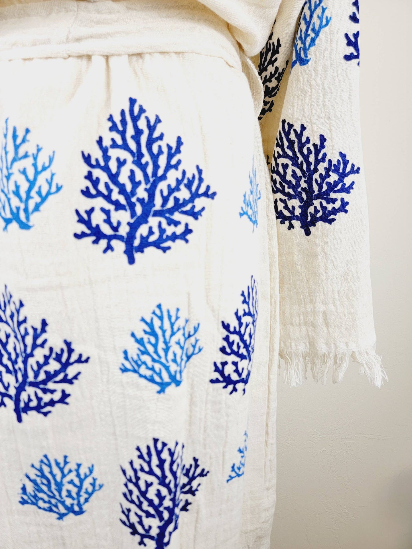 Muslin Robe, Beach robe, Bath robe and spa, Unisex Robe  