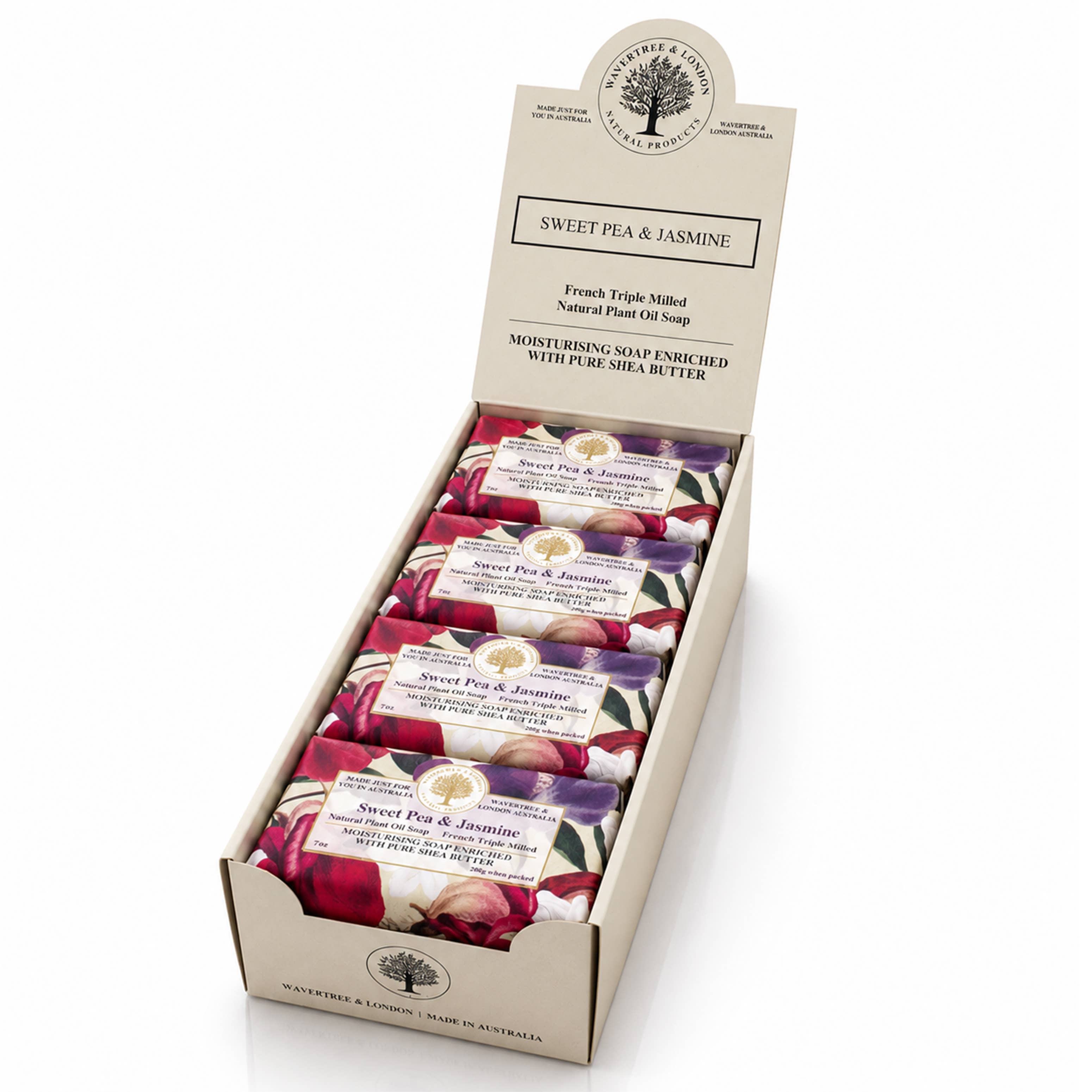 Sweet Pea & Jasmine Luxury Soap Bar