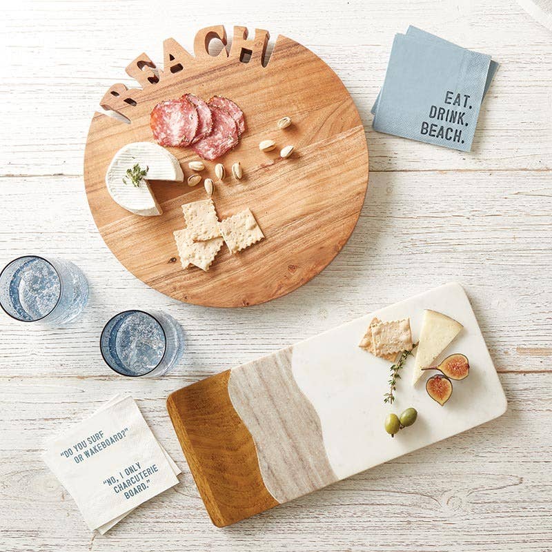 Beach Face to Face Cutting Board