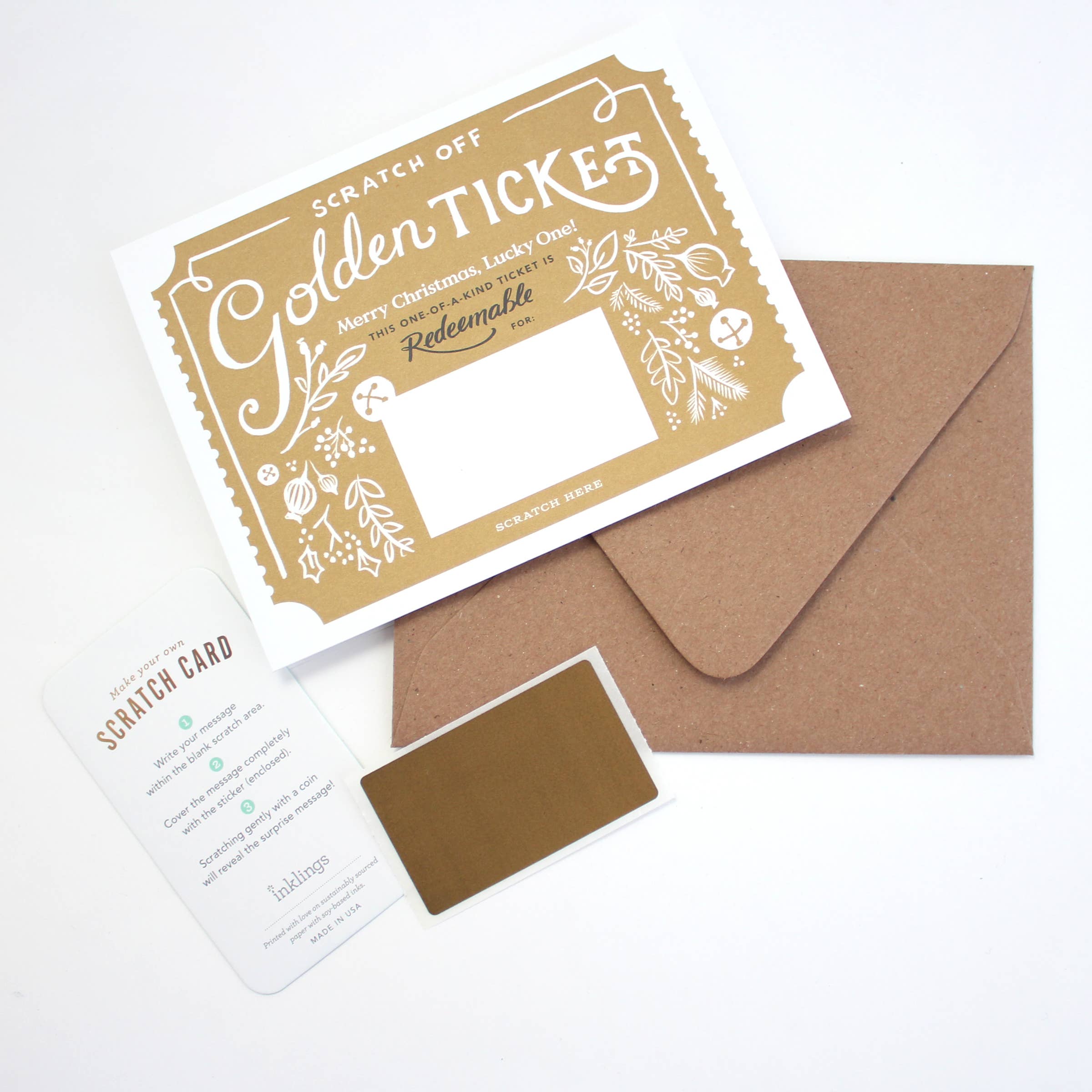 Scratch-off Card - Golden Ticket