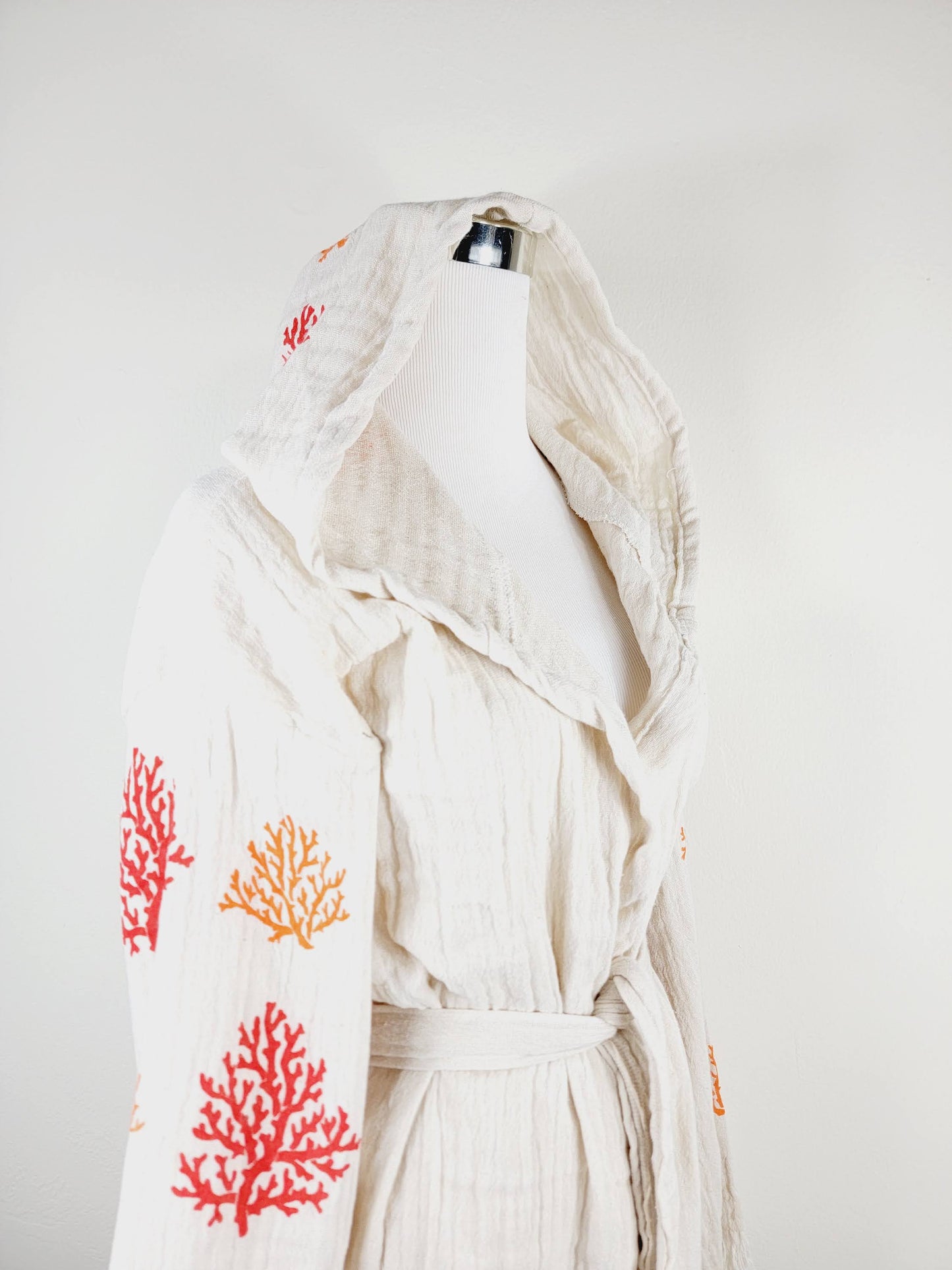 Muslin Robe, Beach robe, Bath robe and spa,Unisex Robe Reef