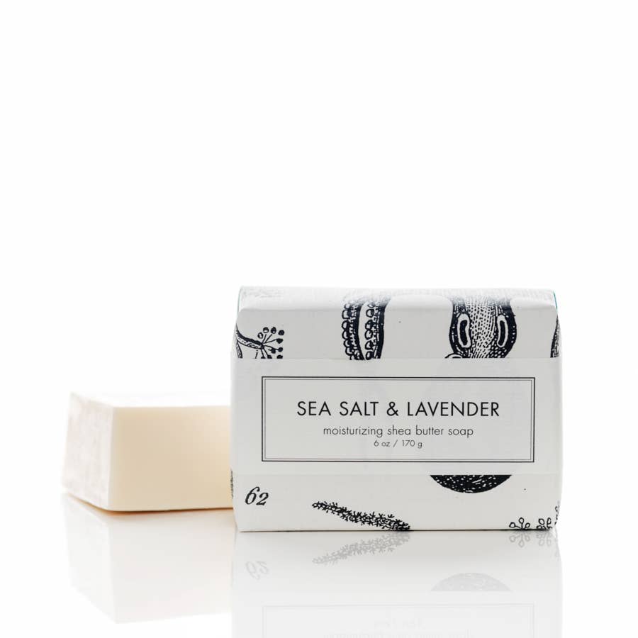 Sea Salt & Lavender Shea Butter Soap - Bath Bar S
