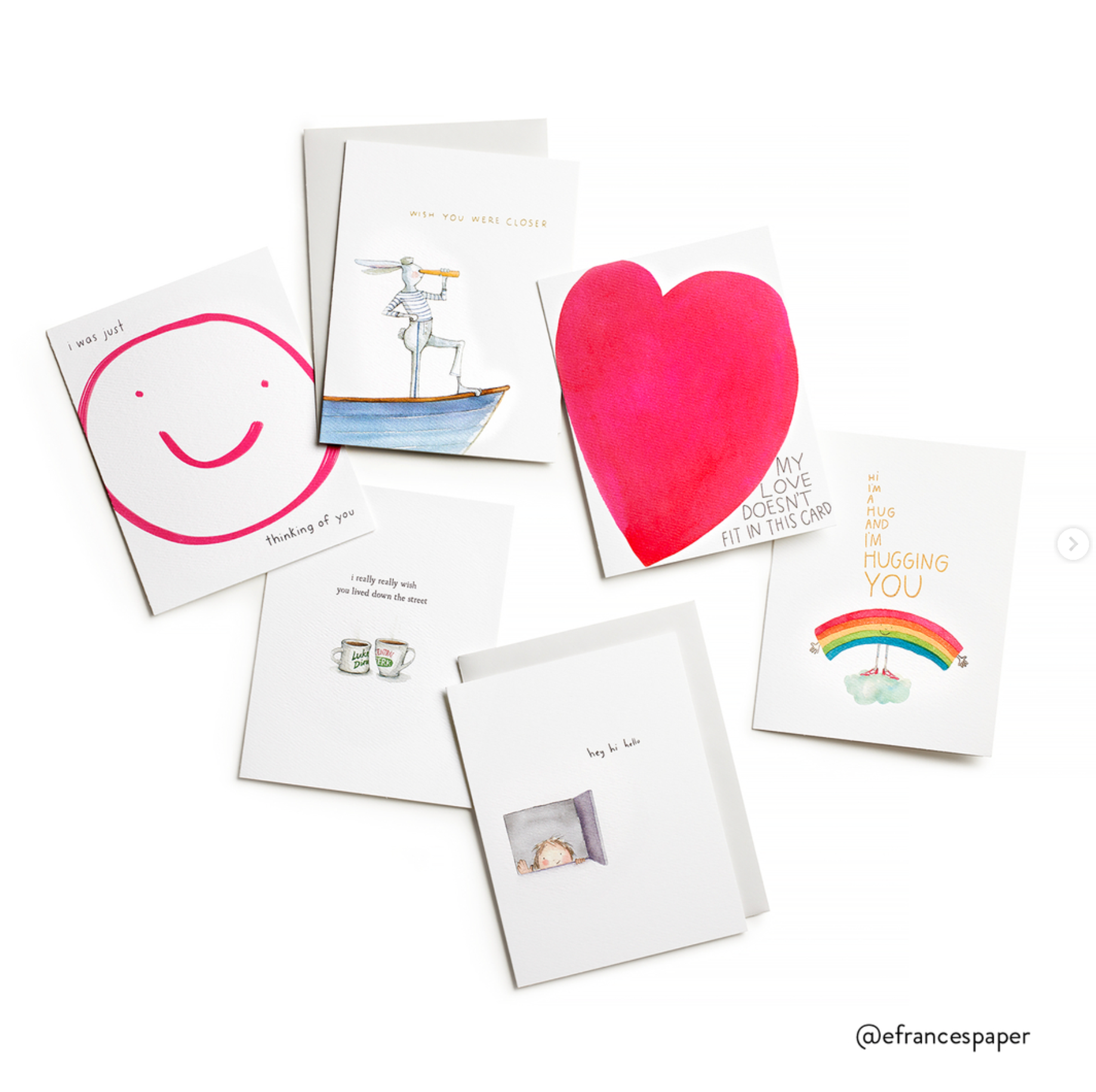 Lovebirds | Anniversary Greeting Card E. Frances Paper