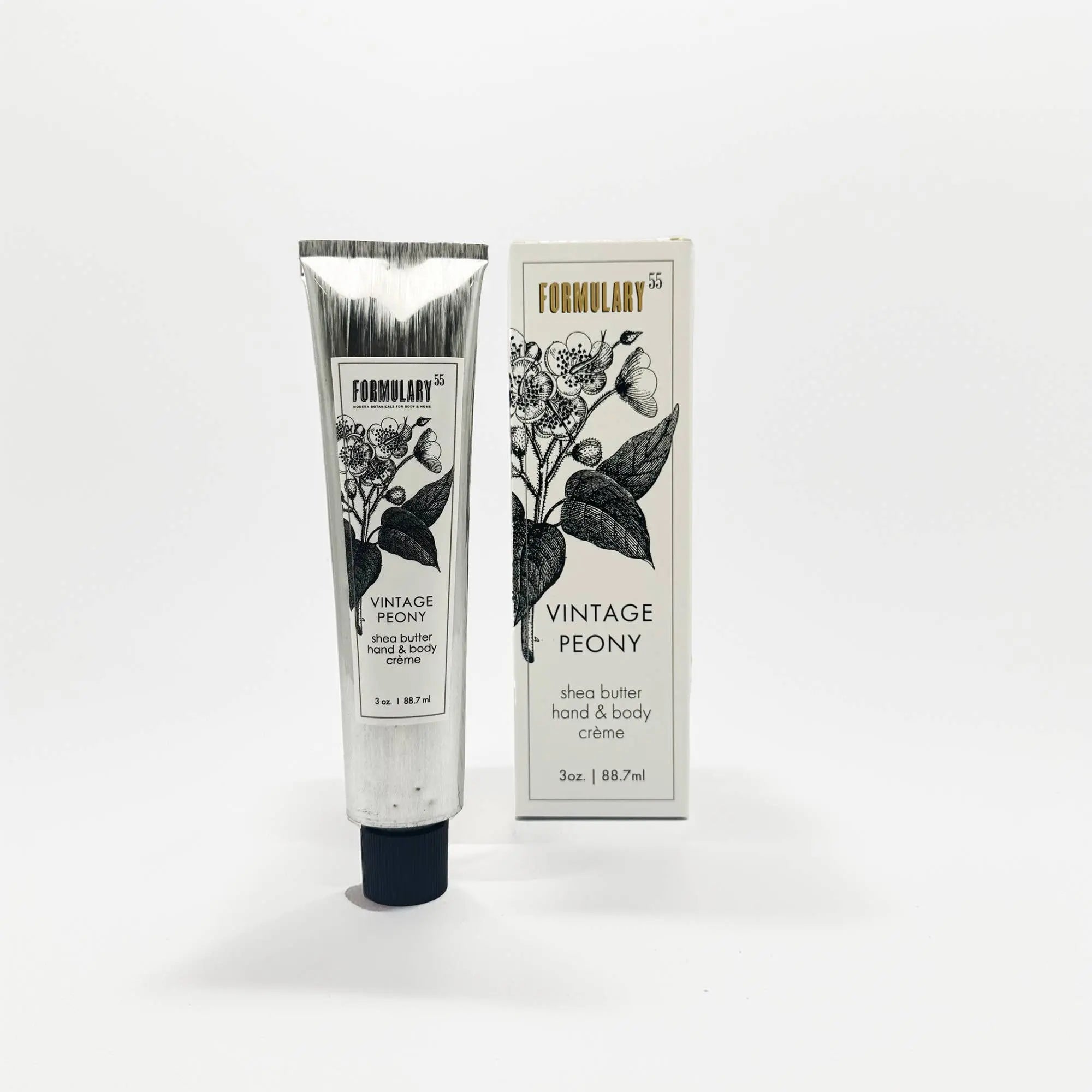 Vintage Peony - Shea Butter Hand and Body Creme Tube Formulary 55