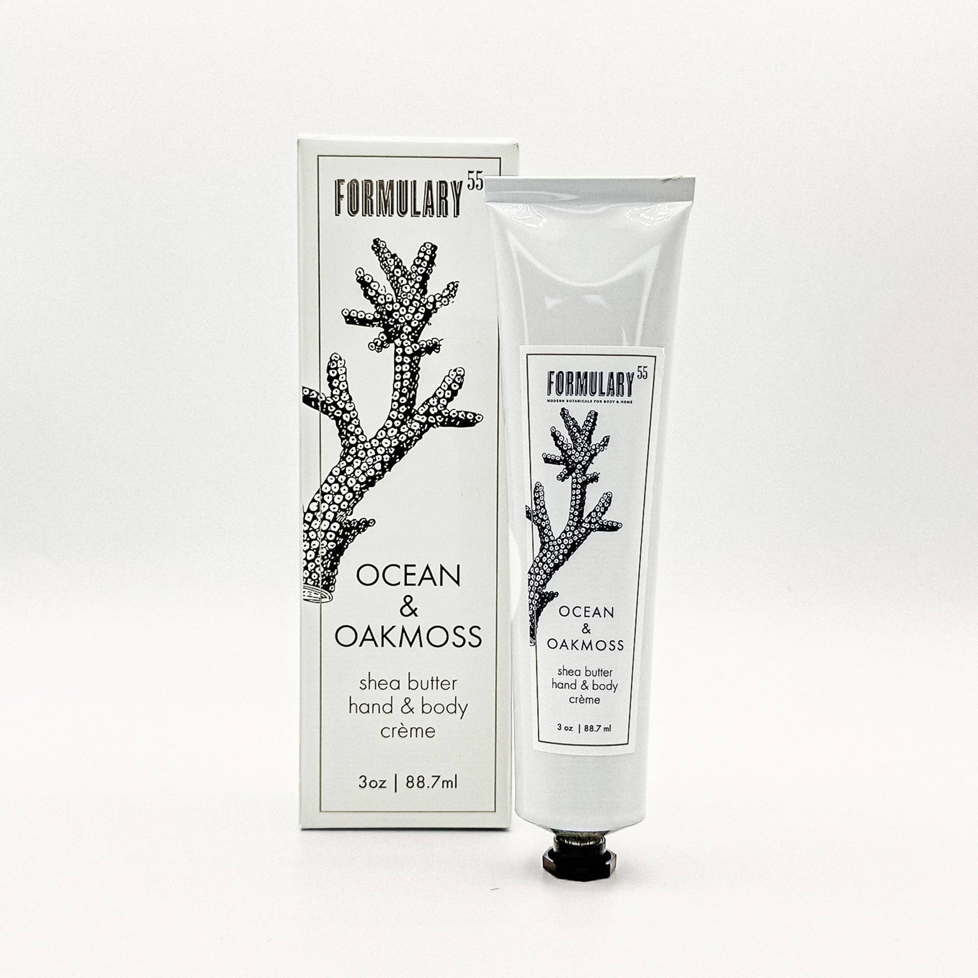 Ocean & Oakmoss - Shea Butter Hand and Body Creme Tube Formulary 55
