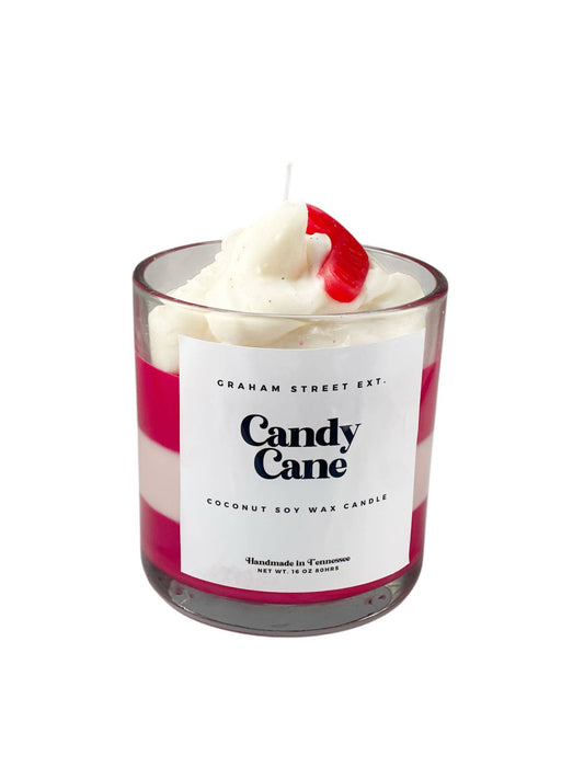 Candy Cane Dessert  Candle