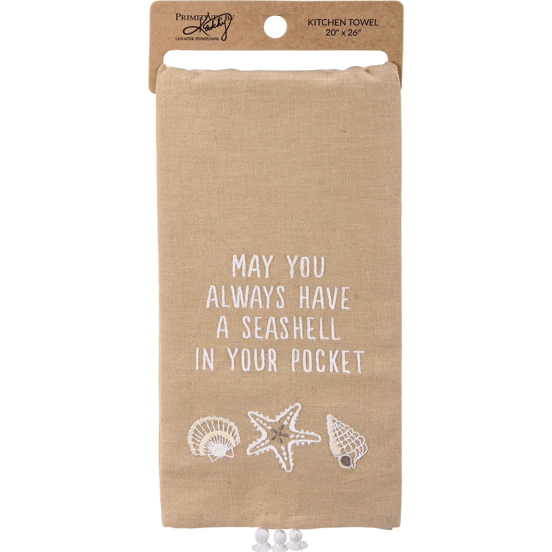 A Seashell In Your Pocket Kitchen Towel